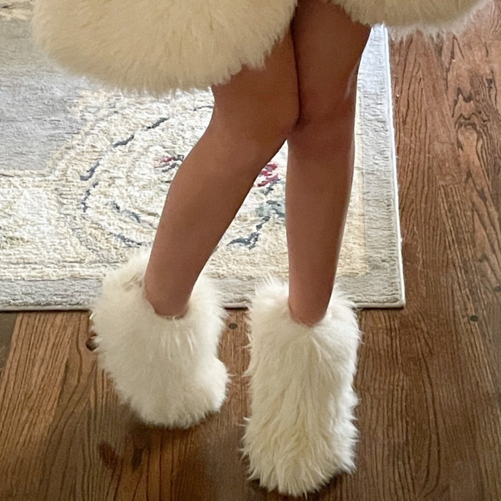 CHANEL FUR BOOTIES